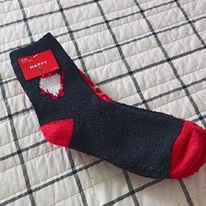 Cozy socks, Holiday pattern,2 pair. #1